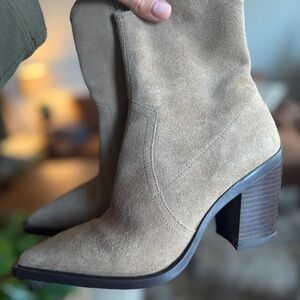 Suede Zara Booties